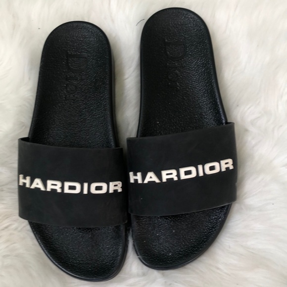 Christian Dior HARDIOR Men's Slides Sz 42 / 9  C.O.A - Picture 1 of 8